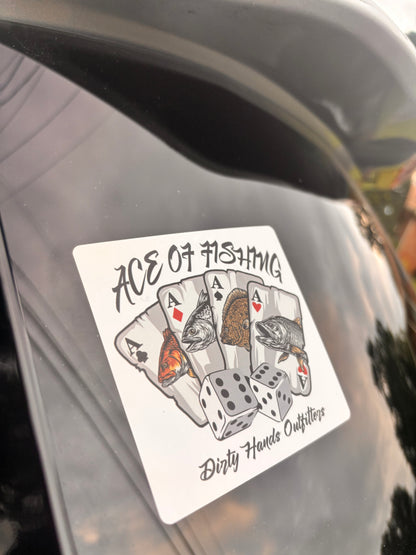 Ace Of Fishing Sticker