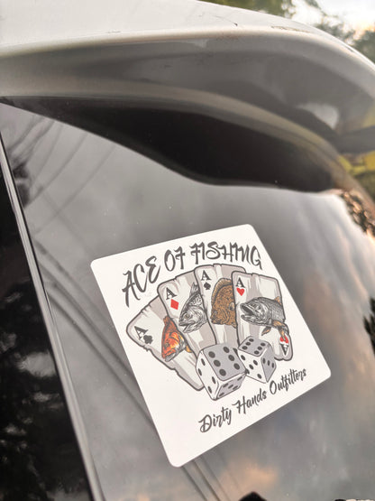 Ace Of Fishing Sticker