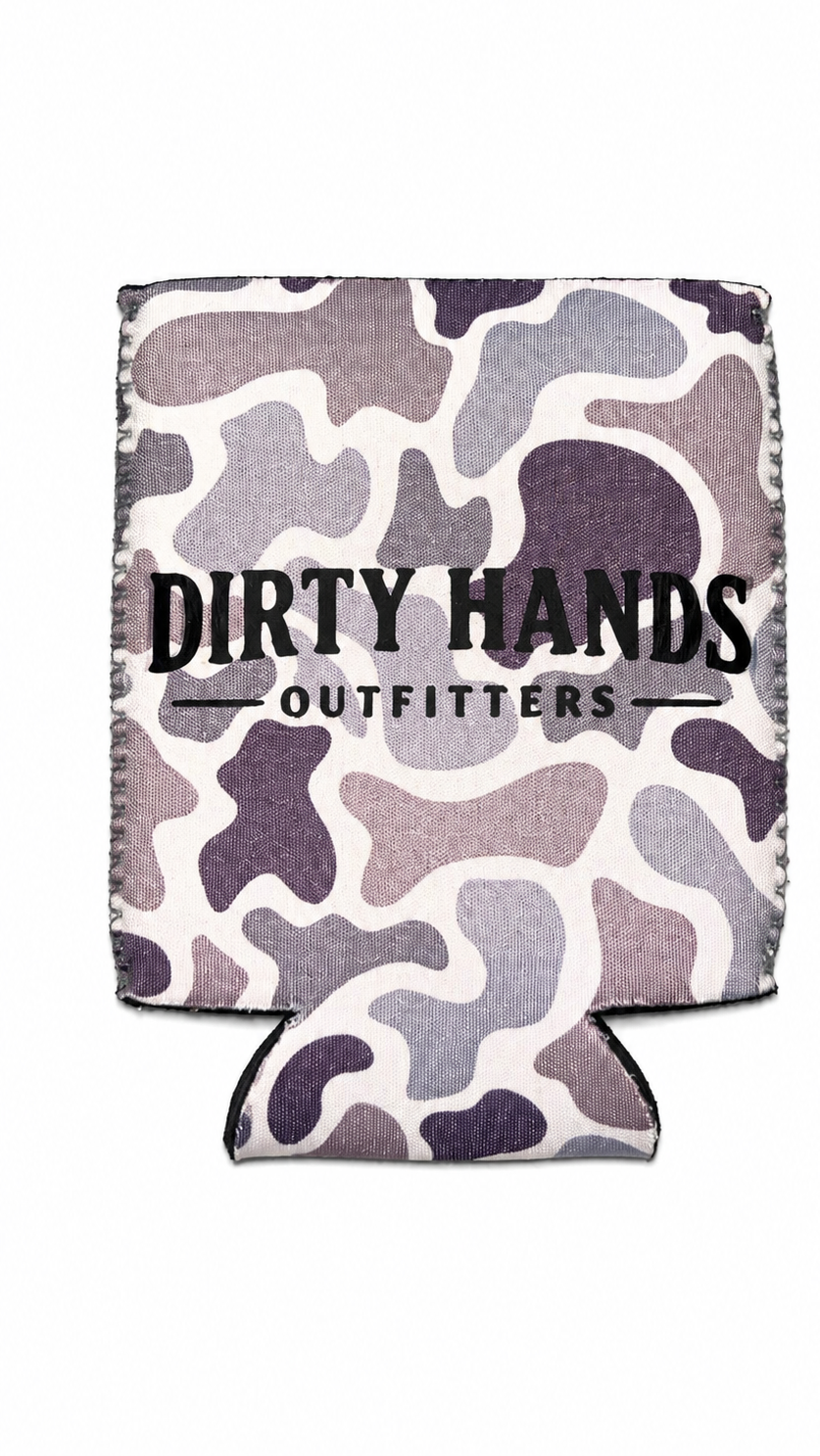 Duck camo can cooler